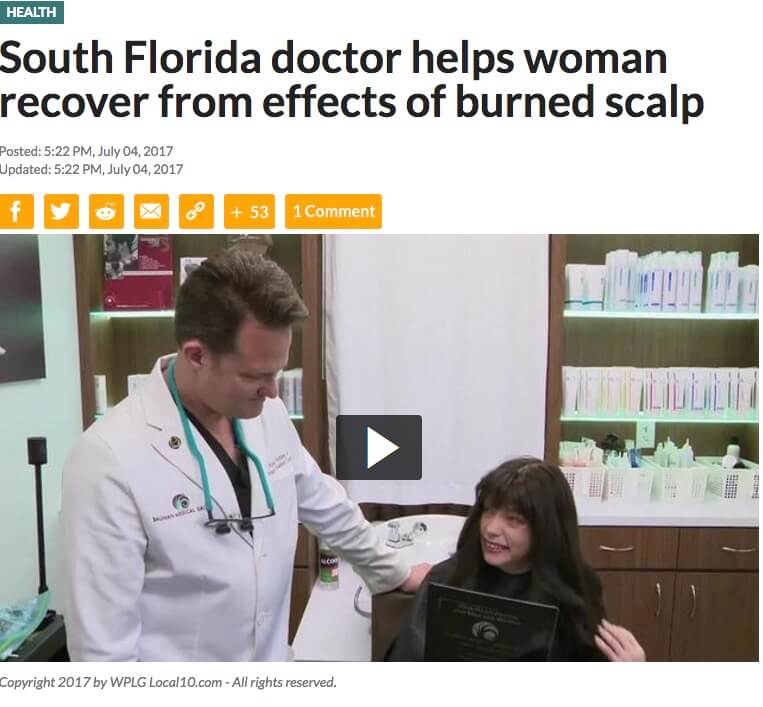 Video: Burn Survivor Receives Cnc Hair And Scalp Cranial Prosthesis 26 Years Later Misty Scalp Burn Survivor Hair Restoration_Cnc_Dr Alan Bauman