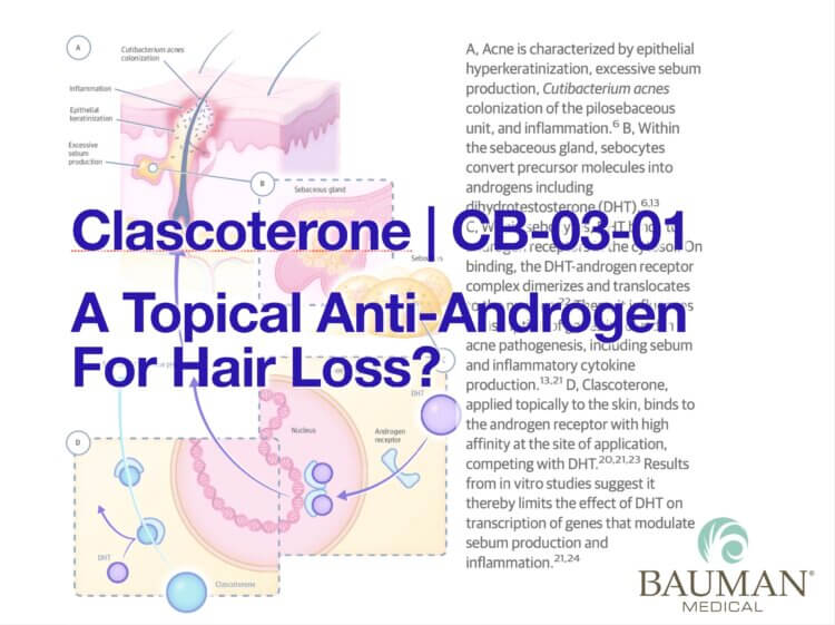 Clascoterone: A Topical Anti-Androgen For Hair Loss?