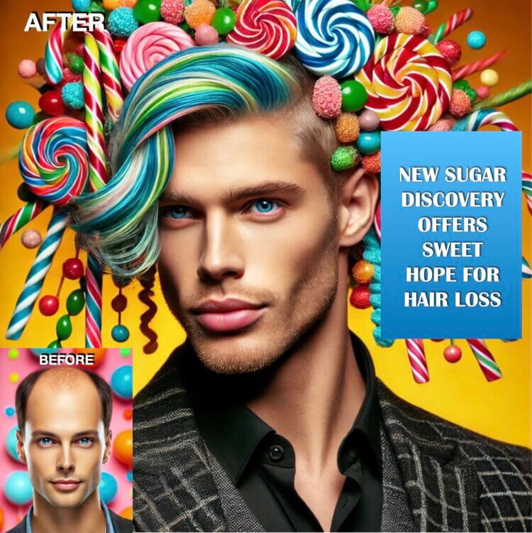 New Sugar Discovery Offers Sweet Hope for Hair Loss